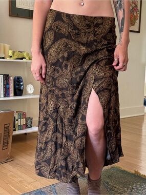 Vintage First Option Paisley Skirt